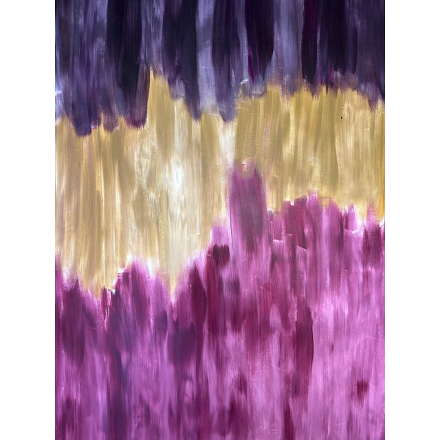 Abstract Abstract Acrylic Studio Painting by Erik Sulander on Wood Panel For Sale - Image 3 of 7