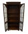 Late 20th Century Late 20th Century Hooker Furniture Solid Cherry Traditional Style 34" Glass Front Display Bookcase / Wall Unit 77-584 For Sale - Image 5 of 10