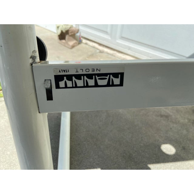 1990s Vintage Mid Century Modern Nanny Neolt Italy Drafting Table For Sale In Sacramento - Image 6 of 12
