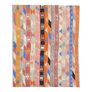 Colorful Vintage Kilim Rug For Sale