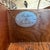 Vintage Baker Furniture Mahogany Tooled Leather Partners Desk English Regency For Sale - Image 9 of 18