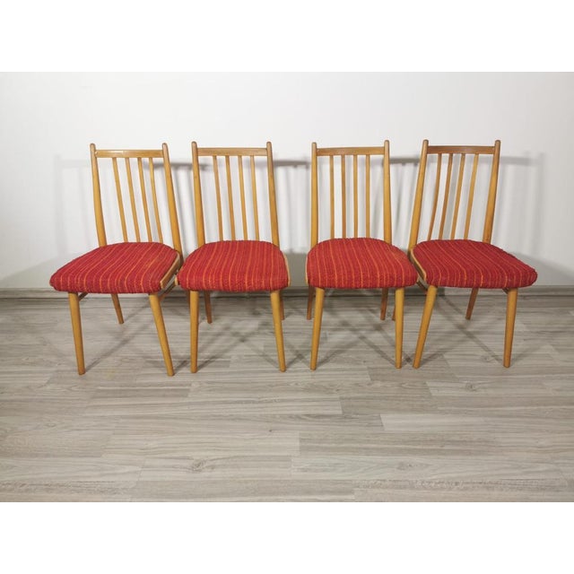 Dining Chairs attributed to Antonín Šuman for Ton, 1960s, Set of 4 For Sale - Image 11 of 18