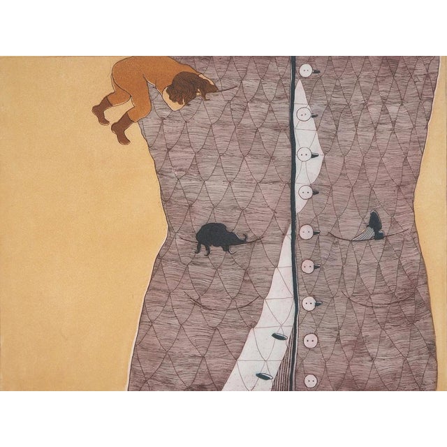 Gillian Gocking, Pocket-Fuls, 1974, Original Etching For Sale - Image 4 of 11