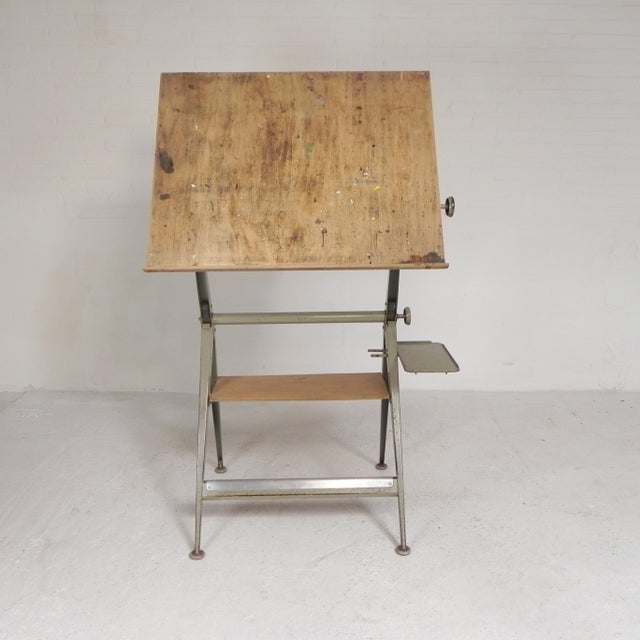 Mid-Century Modern Drawing Board by Wim Rietveld and Friso Kramer for Ahrend De Cirkel, 1959 For Sale - Image 3 of 18