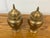 Mid 20th Century Brass Ginger Jar Urn Shaped Vessels + Lids, Set of Two For Sale - Image 5 of 12