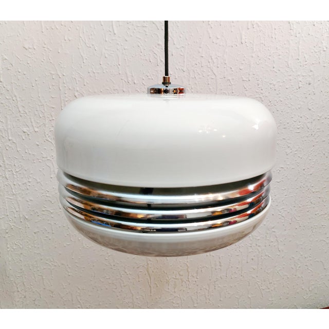 1970s Space Age Pendant Lamp in the style of Alfred Kalthoff, Former Yugoslavia, 1970s For Sale - Image 5 of 18