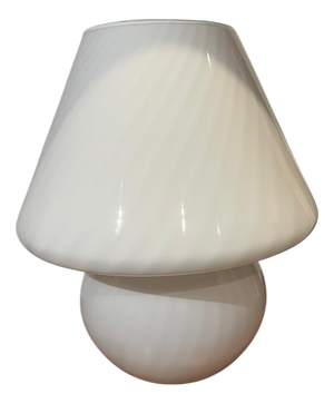 Spiral Mushroom Table Lamp in Murano Glass, 1970s