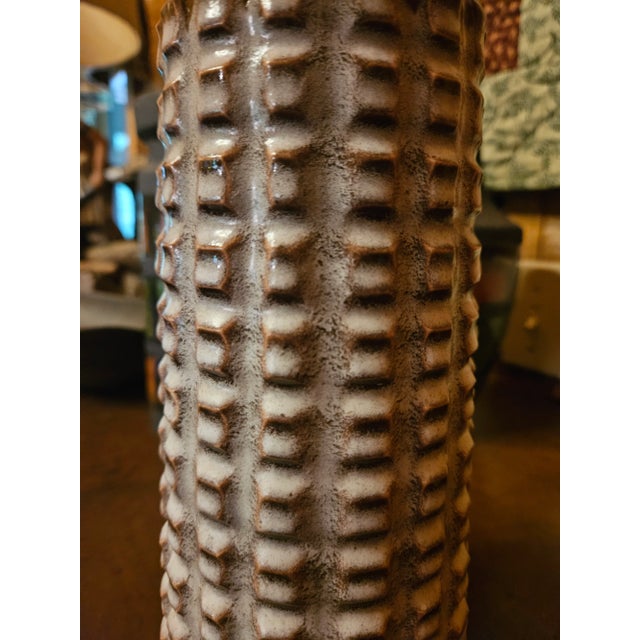 1970's Space Age Ceramic Vase For Sale In Charlotte - Image 6 of 7