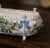 19th Century French Painted Porcelain Barbotine Jardiniere With Floral Motifs For Sale - Image 4 of 10