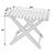 Elevate the guest experience with this beautifully crafted Butler Specialty Company mid-century modern luggage rack,...