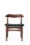 Cow Horn chair walnut anthracite melange by Warm Nordic Dimensions: D 55 x W 48 x H 74 cm Material: Oiled solid walnut...