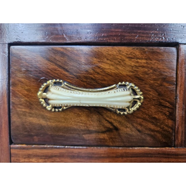 Metal Art Deco Bedside Tables in Briar Root and Bakelite, 1940, Set of 2 For Sale - Image 7 of 18