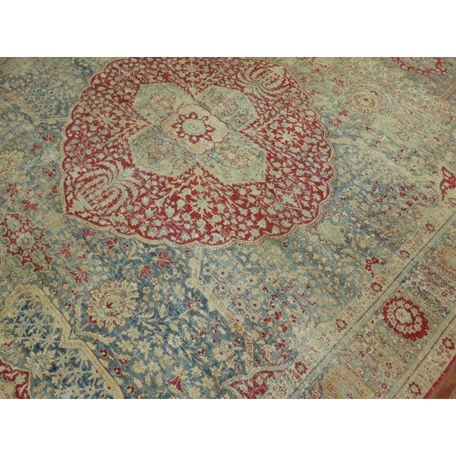 Late 19th Century Oversize Antique Kashan, 9'2'' X 17' For Sale - Image 5 of 13