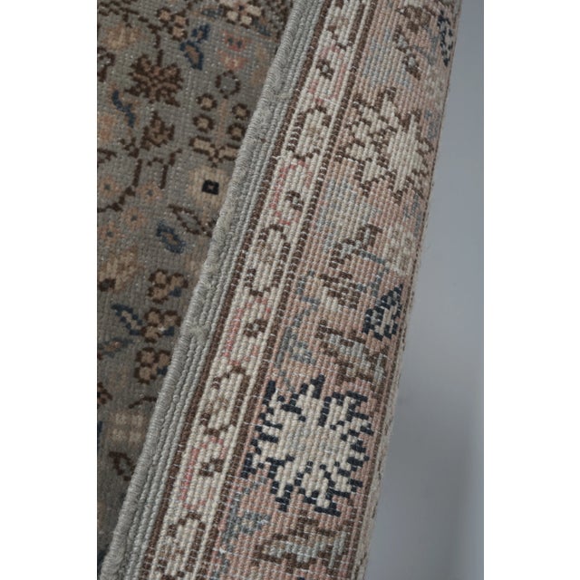 Mid 20th Century Vintage Turkish Long Runner - Floral Stair Carpet 2'7" X 24'7" For Sale - Image 11 of 13