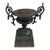 This antique cast iron garden urn, attributed to the renowned J.W. Fiske Iron Works, dates to approximately 1890. Crafted...