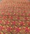 Vintage Turkish Tulu Rug With a Modern Design With Poinsettia Flower Design 5'1'' X 10'2'' For Sale - Image 4 of 8