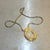 Gold Tone/Lucite Cameo Pendant Necklace For Sale - Image 4 of 6