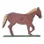 Folk Art Americana Painted Horse Solid Wood Figurine For Sale