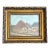 1950s Signed Jeno Karpathy Hungarian Landscape Painting in Gilt Frame For Sale