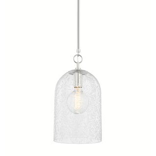 Hudson Valley Lighting Belleville 10 in. 1 Light Pendant in Polished Nickel Finish For Sale