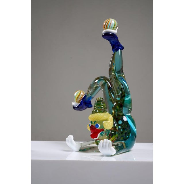 Mid-Century Murano Glass Clowns Figurines, 1950s, Set of 5 For Sale - Image 14 of 18