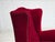 Danish Highback Armchair in Red Velour and Ash, 1970s For Sale - Image 6 of 18