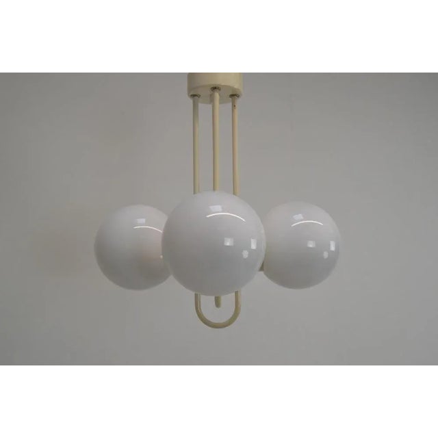 Mid-Century Chandelier attributed to Instala Decin, 1970s For Sale - Image 3 of 11