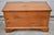 1970s Vintage Doveatiled Pine Trunk Farmhouse Stye Blanket Chest Storage For Sale - Image 5 of 15