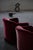 1940s Vintage Danish Curved Lounge Chairs in Deep Red Velvet with Fringes, 1940s, Set of 2 For Sale - Image 5 of 18