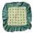 Vintage Yo-Yo Quilt Pillow Cover For Sale