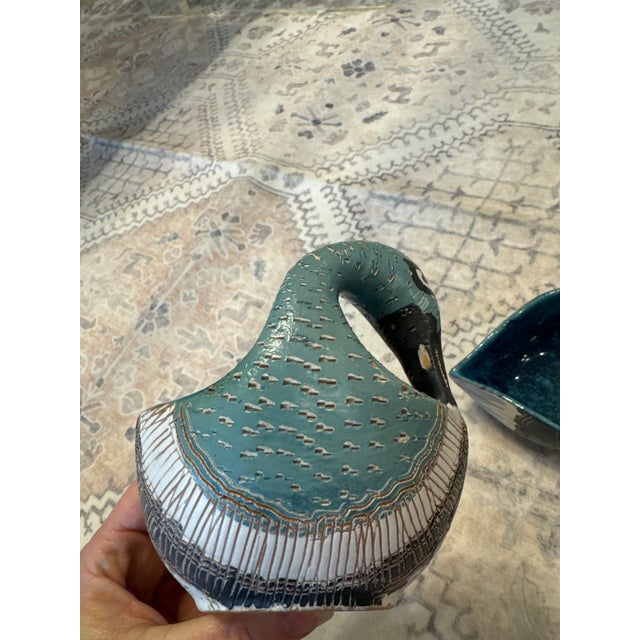 1960s Bitossi Duck Ice Cream Bowls- Set of 2 For Sale In Greenville, SC - Image 6 of 6