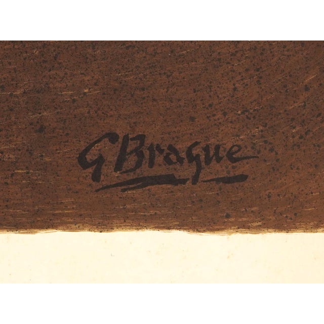 Mid-Century Modern 1956 Georges Braque “L’Oiseau Et Son Nid” Color Lithograph From Derrière Le Miroir For Sale - Image 3 of 6