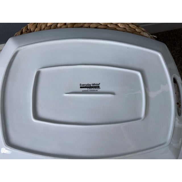 1990s Vintage Coastal Fitz & Floyd 17” Starfish & Coral Coastal Serving Platter For Sale - Image 5 of 5