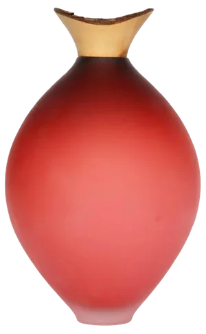 Blush Satin Splash Stacking Vessel by Pia Wüstenberg