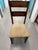 Contemporary Late 20th Century Set of 4 Wooden Dining Chair With Upholstered Seat For Sale - Image 3 of 4