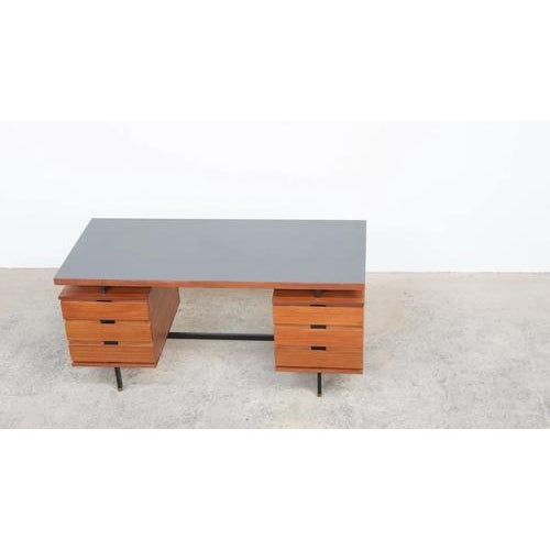 Minvielle Director's Desk by Pierre Guariche, 1960s For Sale - Image 9 of 11