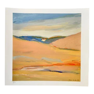 “Dunes” Giclee Print of an Impressionist Landscape Oil Painting by Joao De Brito -