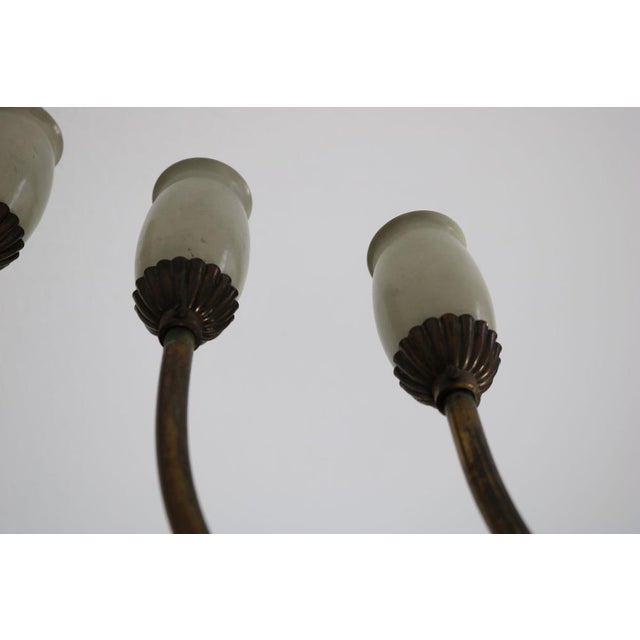 Italian Brass Lamp, 1950s For Sale - Image 17 of 18