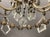 Italian Silver Crystal Chandelier, 1940s For Sale - Image 9 of 17