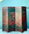 Wood Vintage Asian Chinoiserie Four Panel Screen For Sale - Image 7 of 12