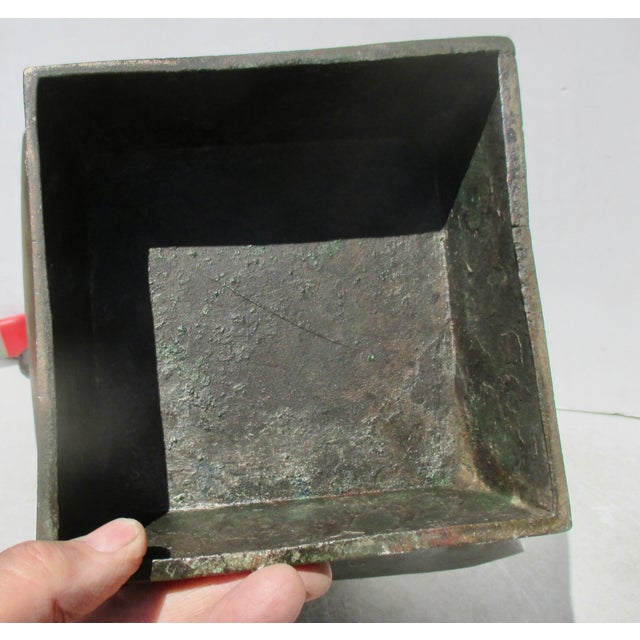 Chinese Han Bronze Wine Vessel 18th/19th For Sale In New York - Image 6 of 9