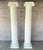 Wood Neoclassical Ionic-Style Fluted White Carved Wood Architectural Columns, a Pair For Sale - Image 7 of 15