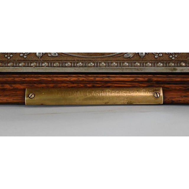 Small Early 20th Century Checked Bronze Model 312 Cash Register from National Cash Register Co For Sale - Image 14 of 18