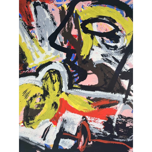 Original 1984 screenprint by artist Philippe Vandenberg (1952-2009). Number 60 of an edition of 75. Numbered, dated and...