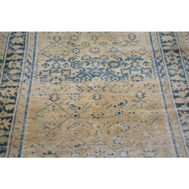 Turkish Vintage Turkish Hand Knotted Wool Rug, 2'8''x13' For Sale - Image 3 of 5
