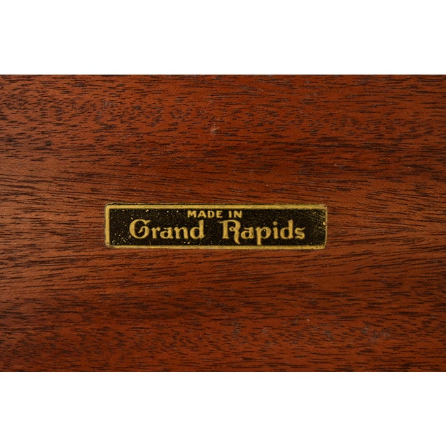 Antique Georgian Banded Flame Mahogany Chest of Drawers by Luce Furniture, Circa 1920s For Sale - Image 11 of 18