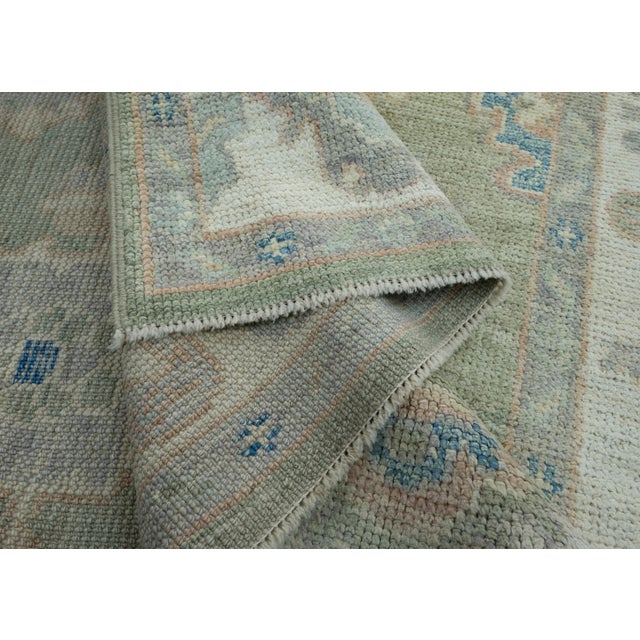 Textile Turkish Oushak Rug 5' x 7' #17957 For Sale - Image 7 of 8