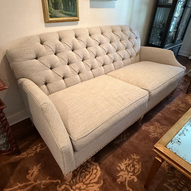 2010s Tufted Back Taylor King Sofa For Sale - Image 5 of 11