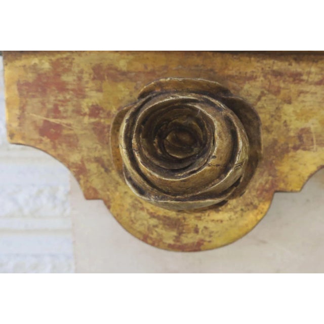 Gold 19th Century Swiss Carved Gilt Mirror For Sale - Image 8 of 10