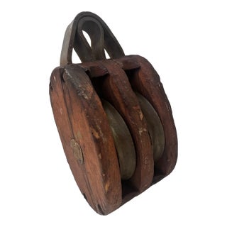Antique Double Pulley For Sale